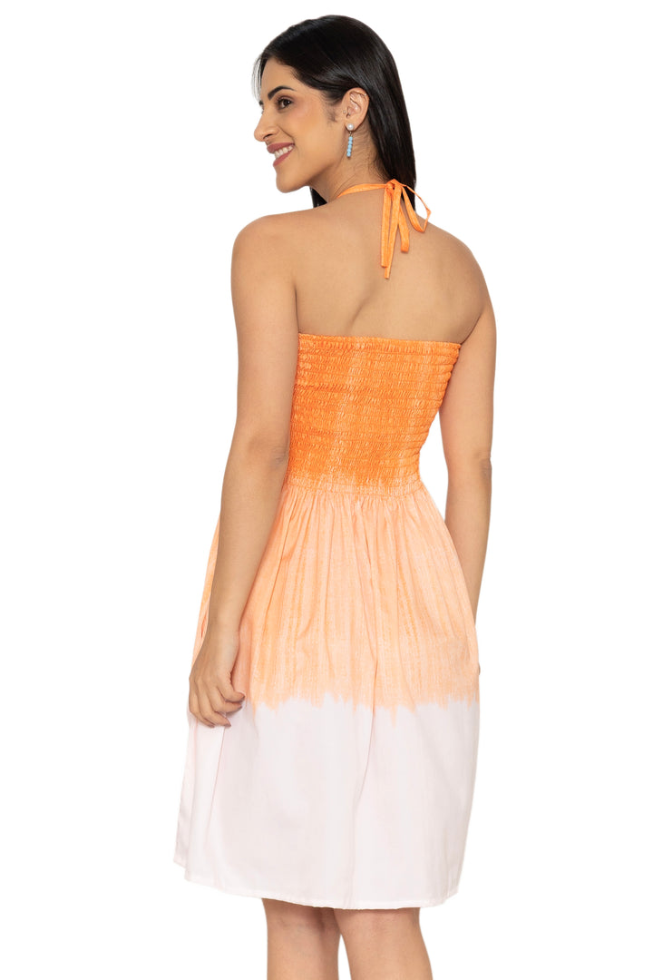HAPPY BAY Orange Short Dress - 923303