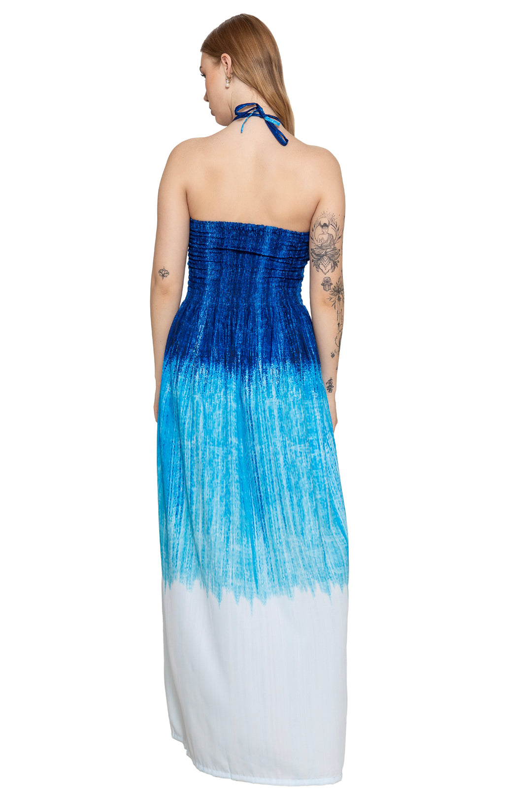 HAPPY BAY Blue Long Dress - 923278