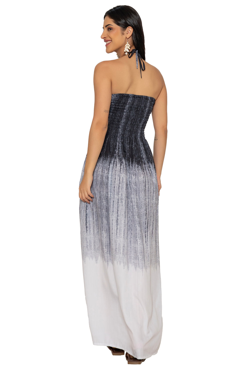 HAPPY BAY Gray Long Dress - 923273