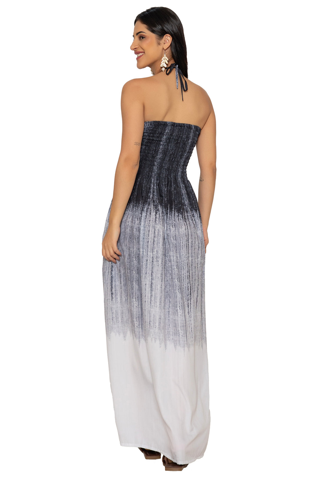 HAPPY BAY Gray Long Dress - 923273