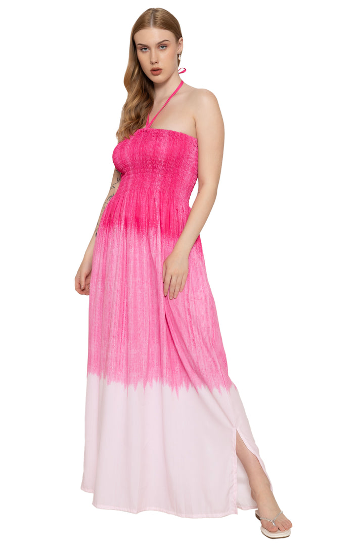 HAPPY BAY Pink Long Dress - 923275