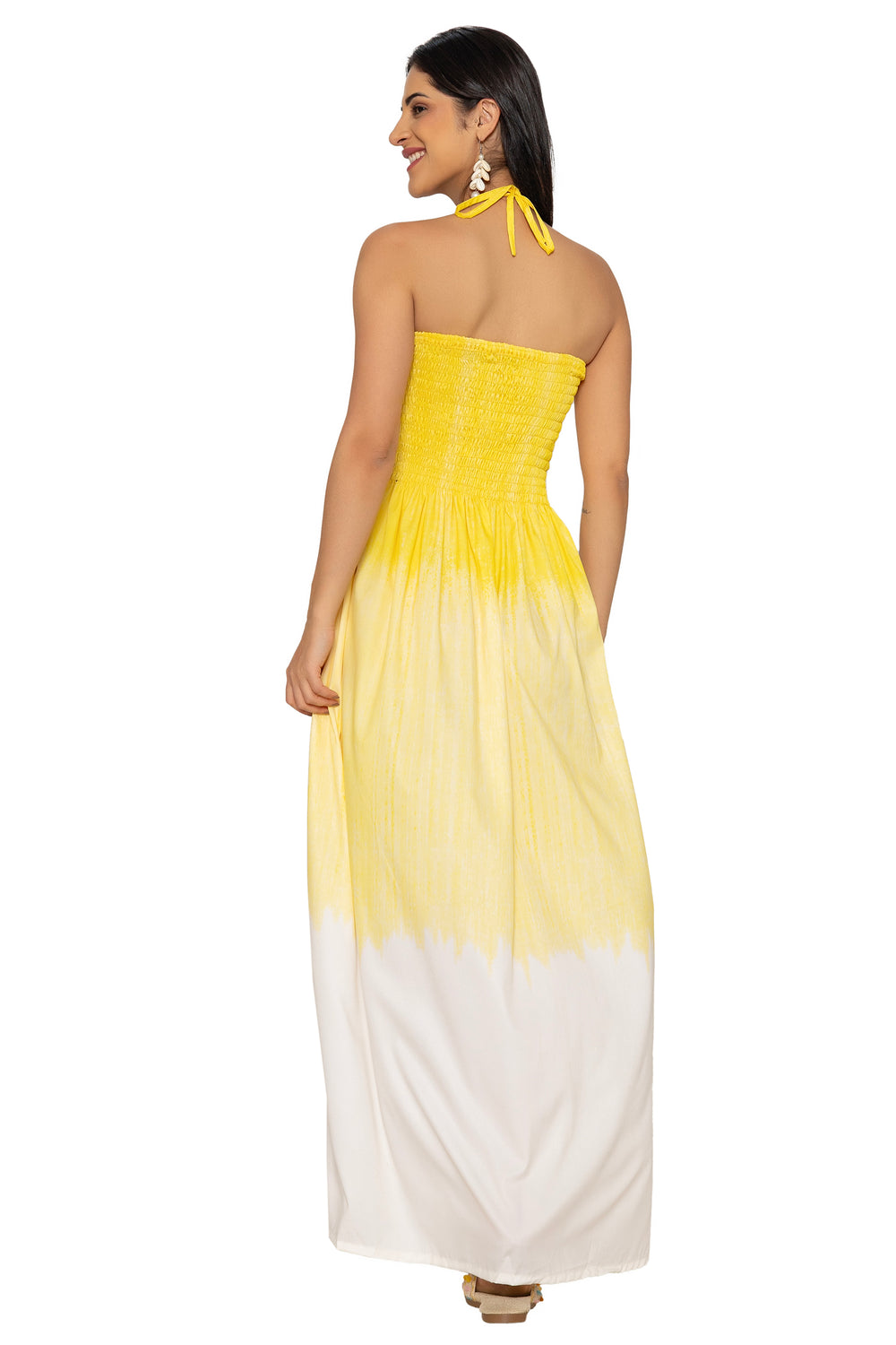 HAPPY BAY Tan Long Dress - 923277