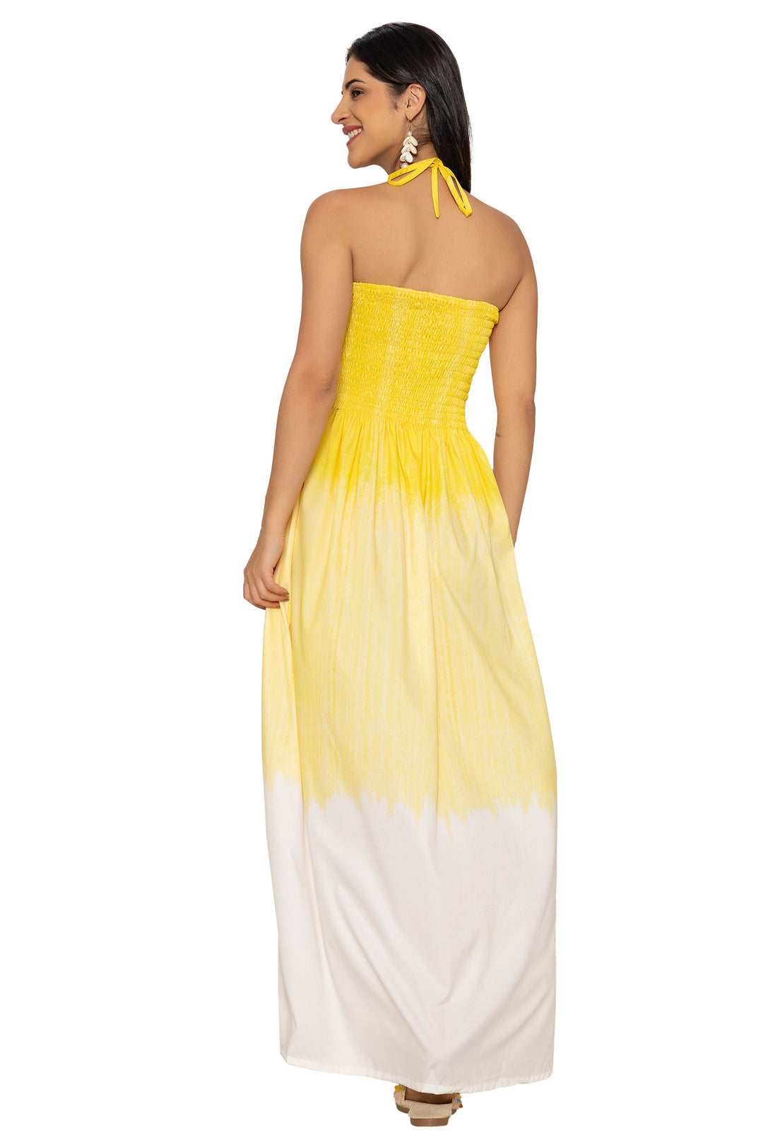 HAPPY BAY Tan Long Dress - 923277