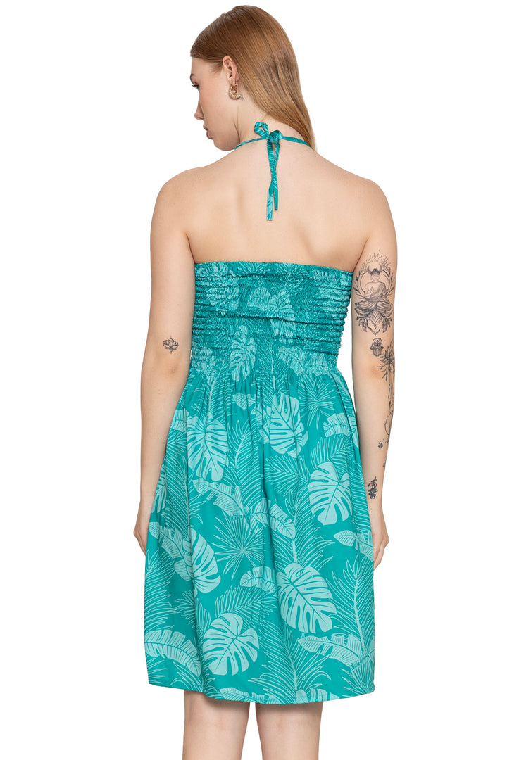 HAPPY BAY C Green Short Dress - 923309
