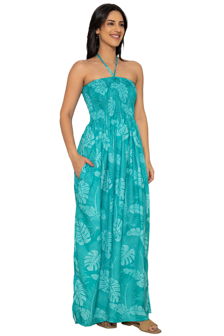 HAPPY BAY C Green Long Dress - 923280