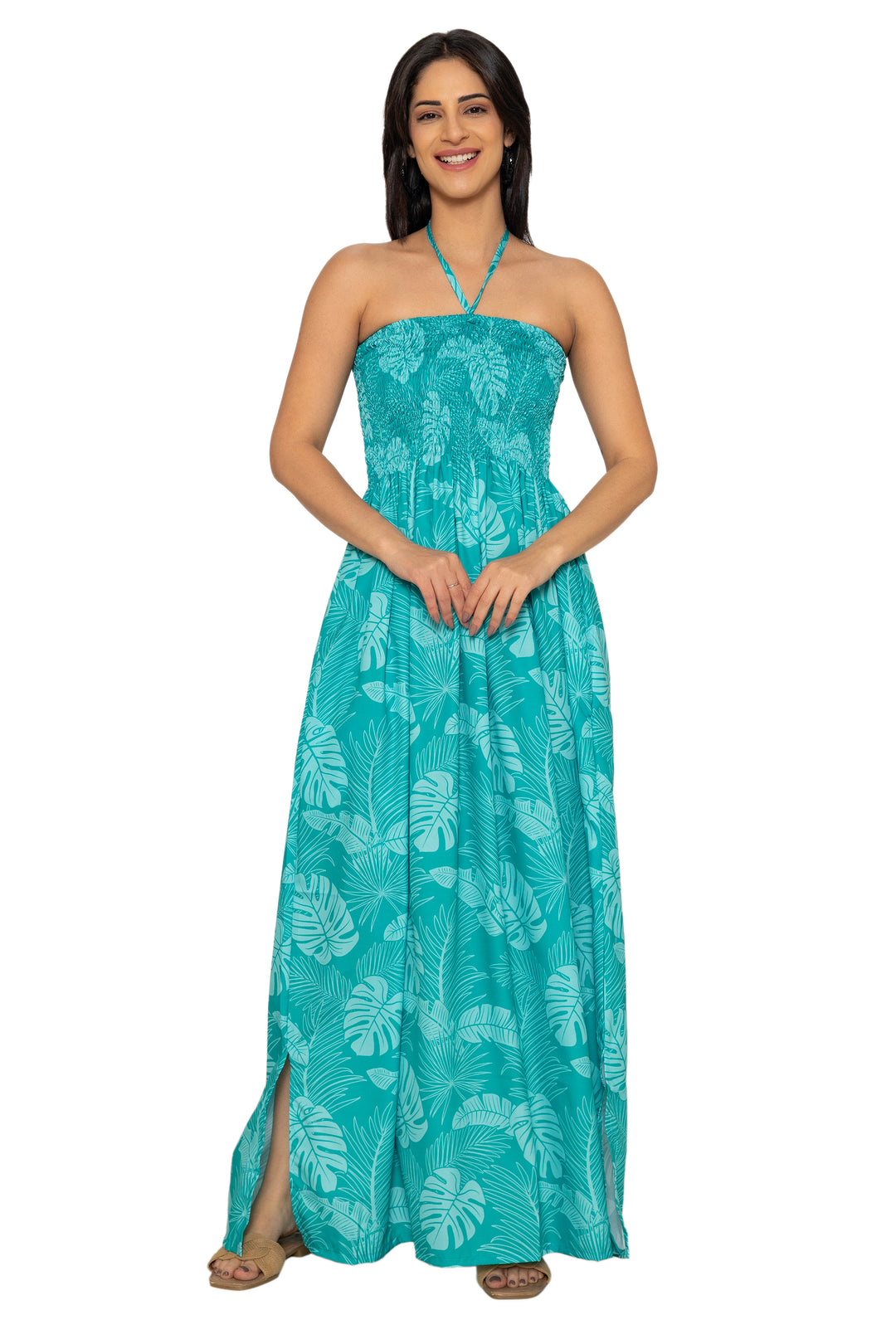 HAPPY BAY C Green Long Dress - 923280