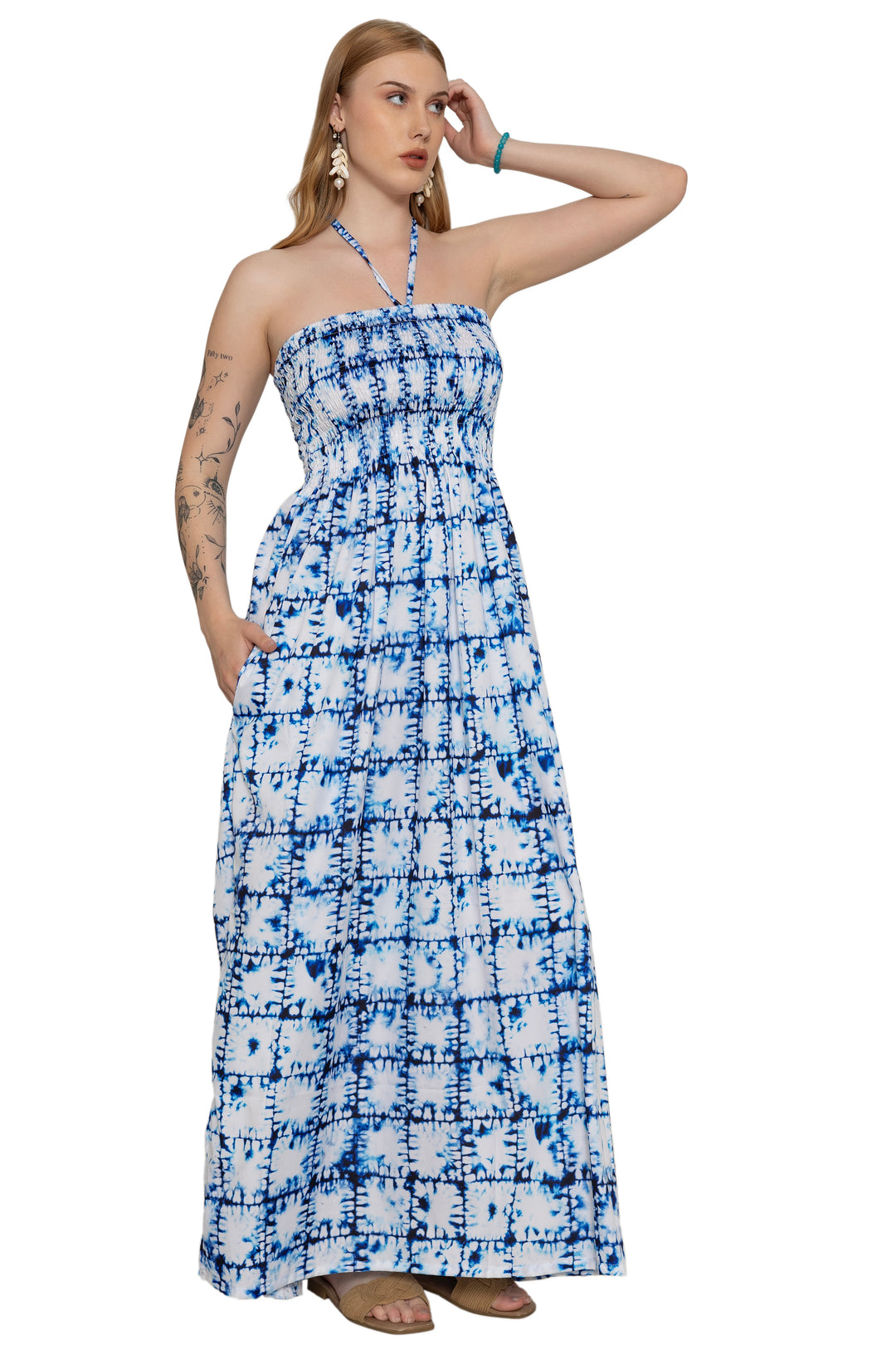 HAPPY BAY Blue Long Dress - 923281