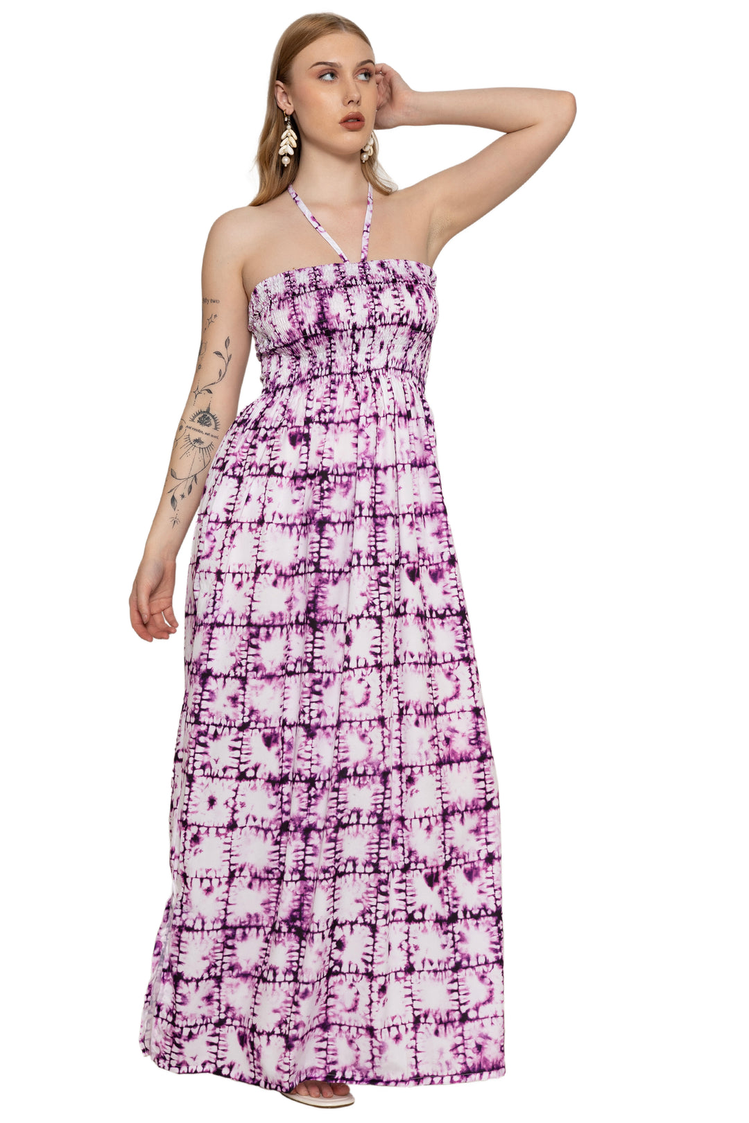 HAPPY BAY Purple Long Dress - 923282