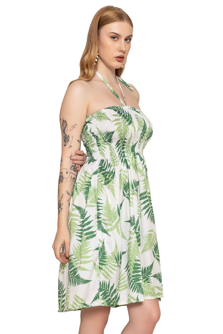 HAPPY BAY Green Short Dress - 923315