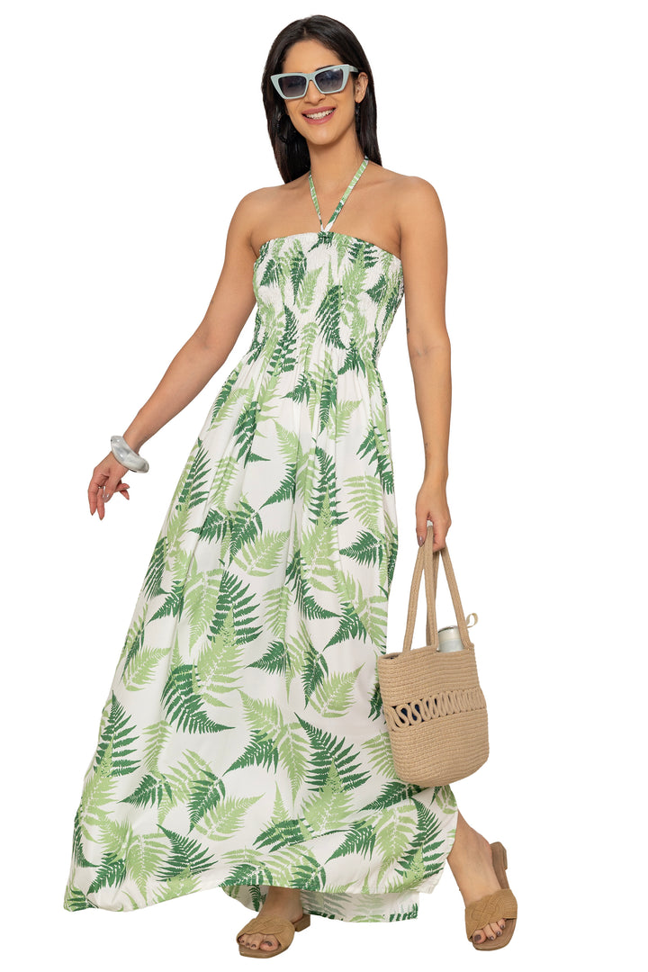 HAPPY BAY Green Long Dress - 923286