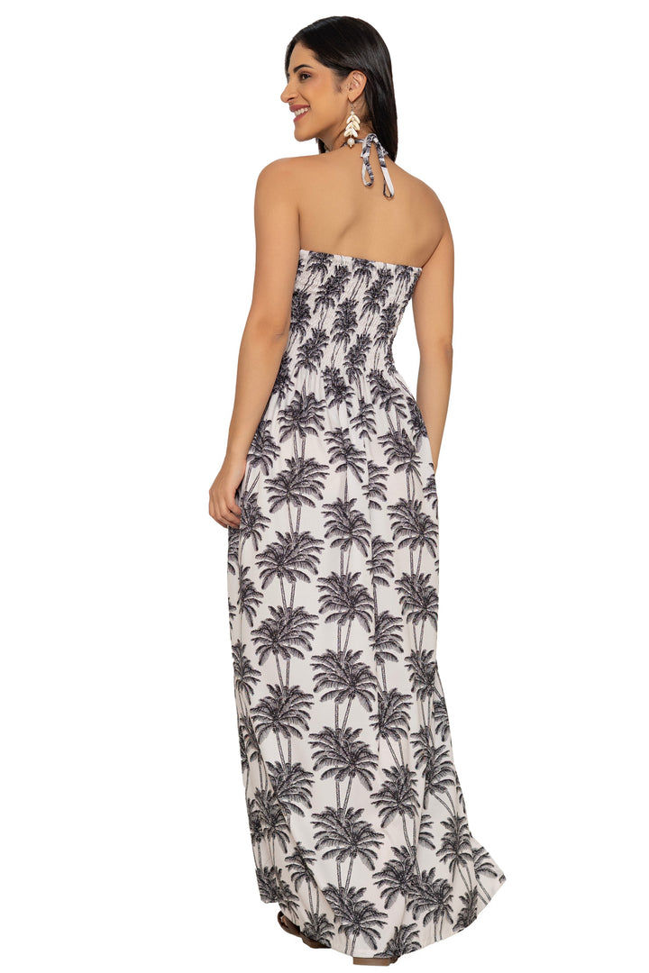 HAPPY BAY Cream Long Dress - 923288