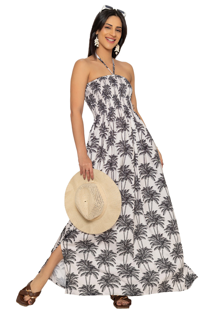 HAPPY BAY Cream Long Dress - 923288