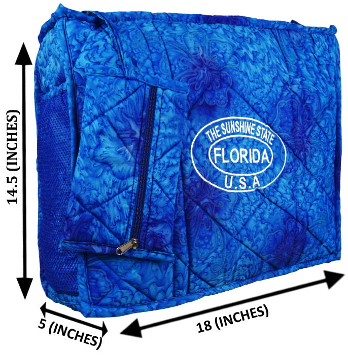 Beach Pool Tote Bag + Purse + Beach Wrap Blue P10328