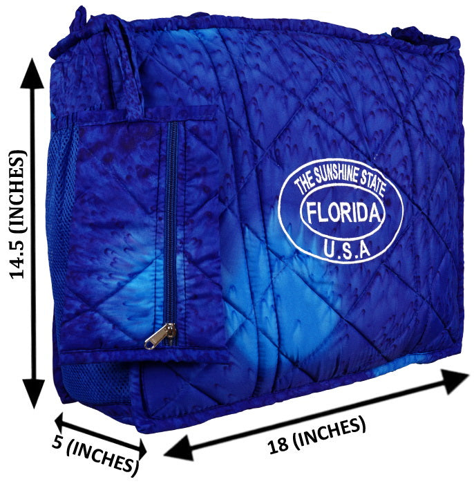 Beach Pool Tote Bag + Purse + Beach Wrap R_Blue P10330q