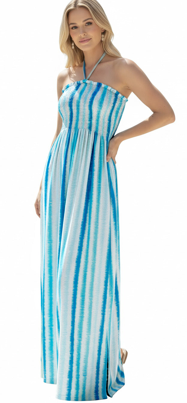 LA LEELA Sky Long Dress - 923451