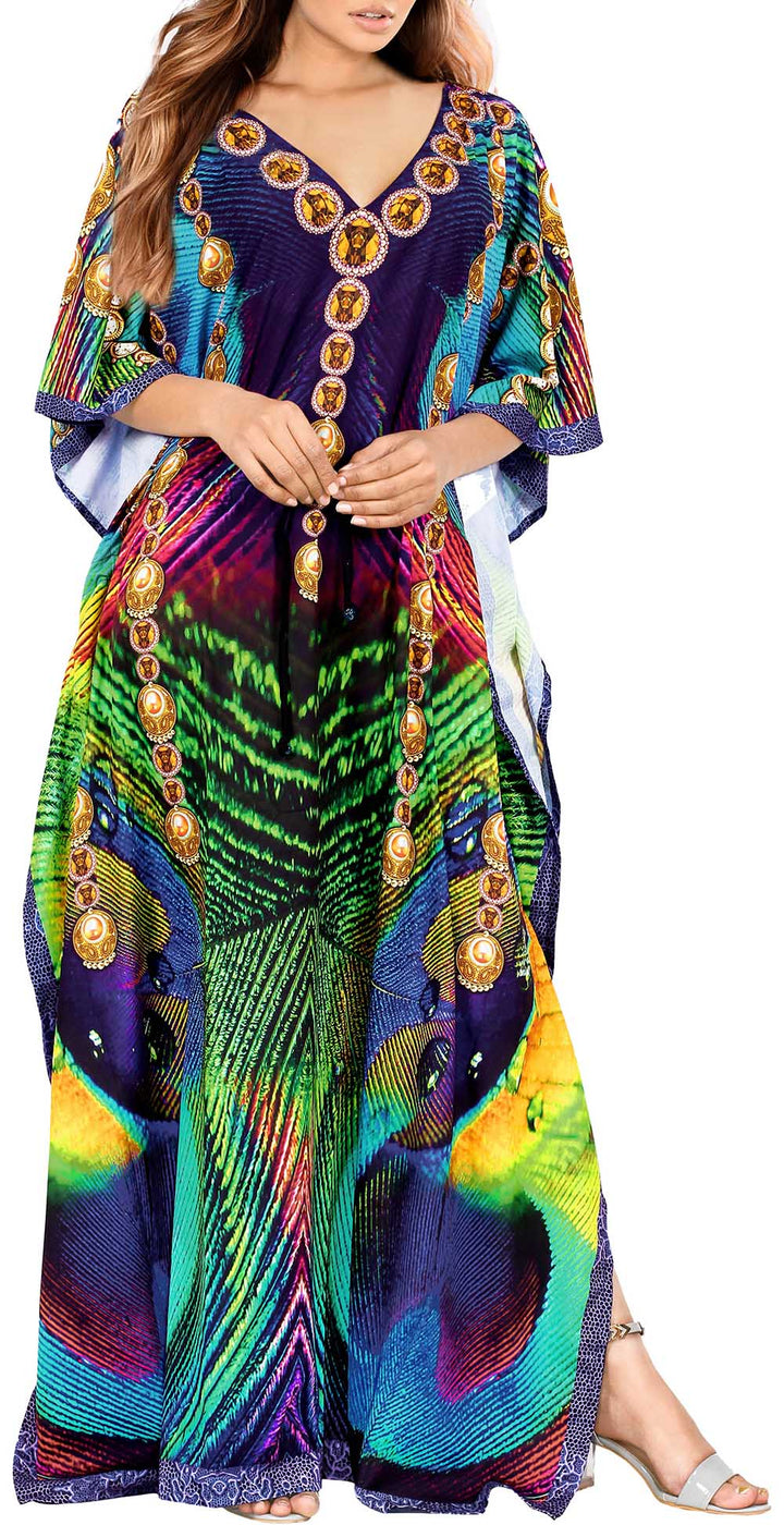 Peacock Queen Caftan for women