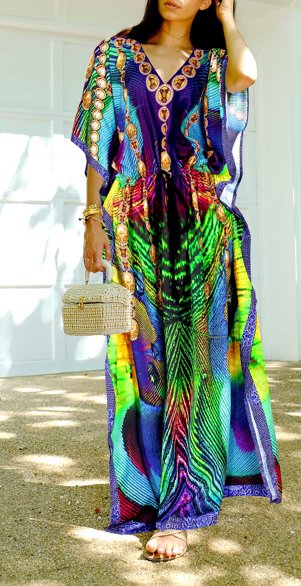 Peacock Queen Caftan for women