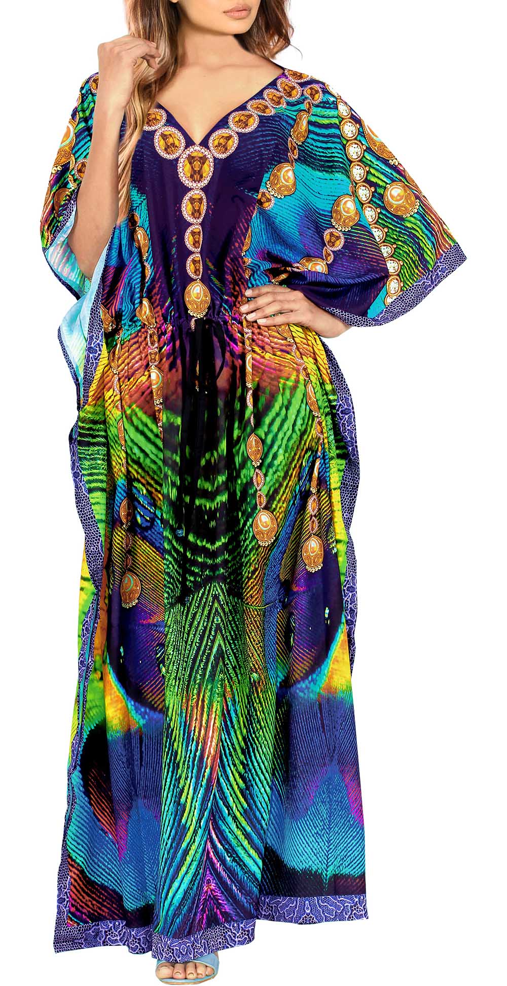Peacock Queen Caftan for women