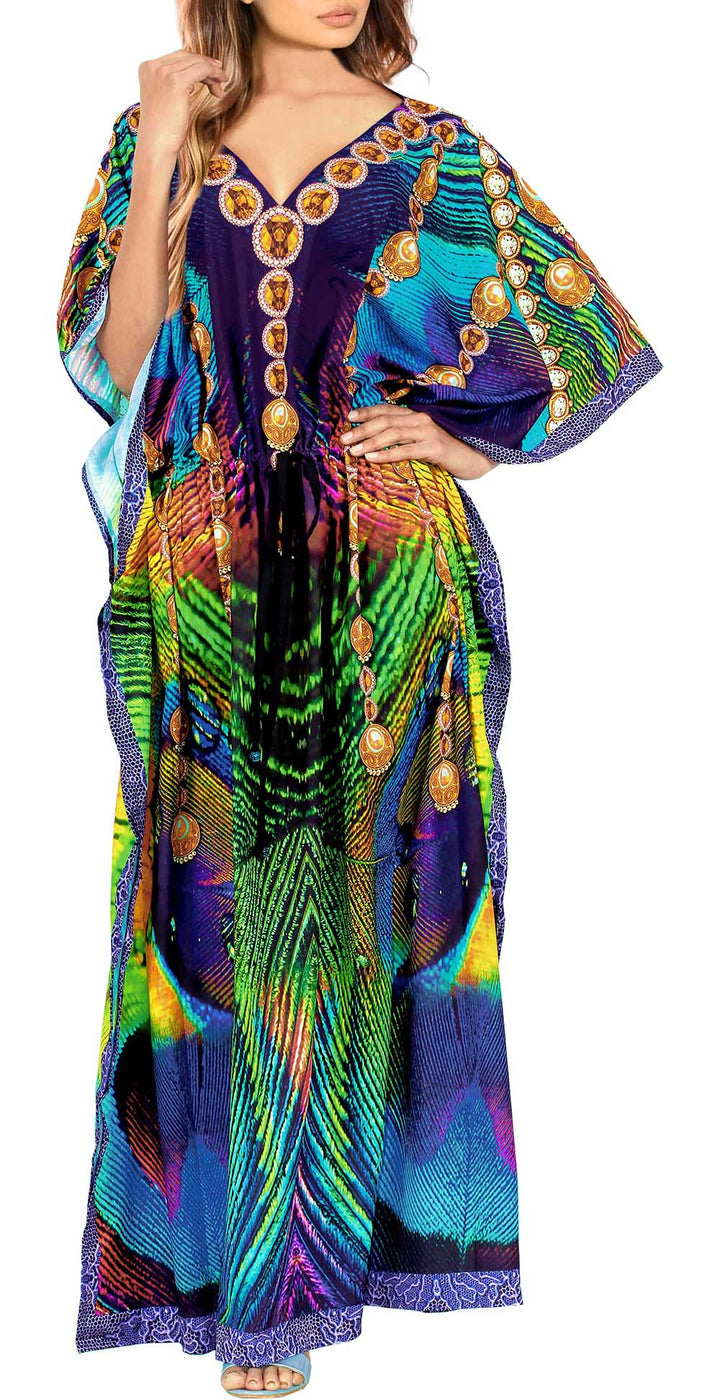 Peacock Queen Caftan for women
