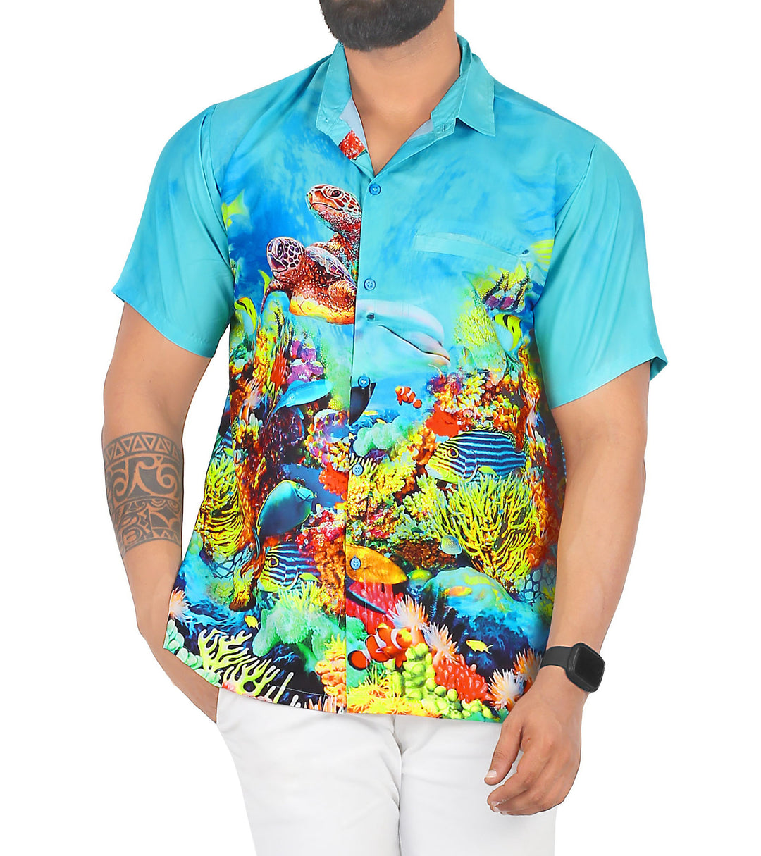 Ocean Reef Hawaiian Shirt for men