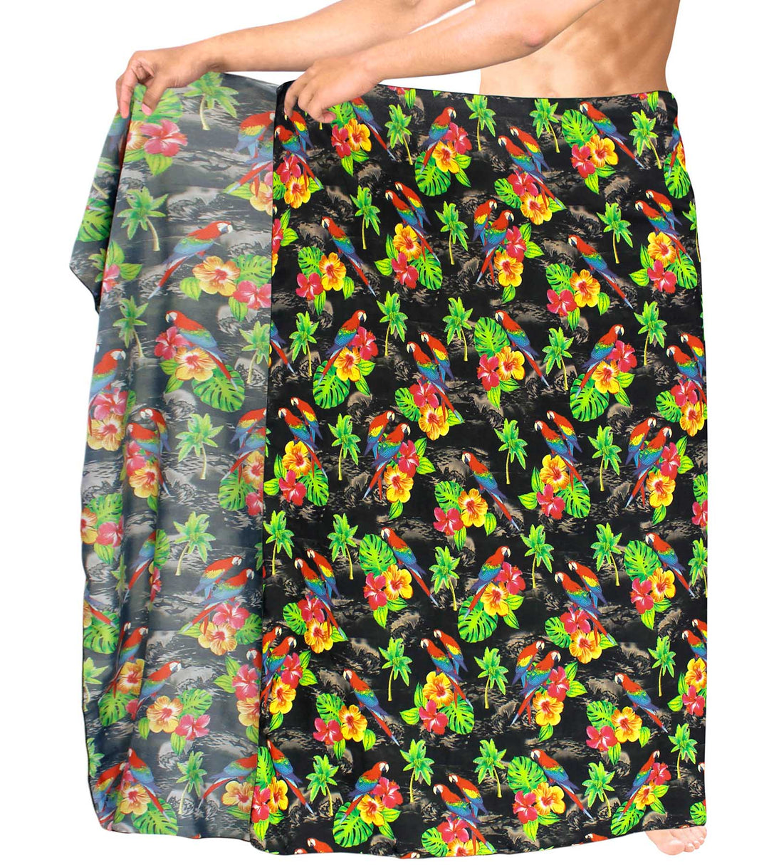 Scarlet Macaw Beach Wrap for men