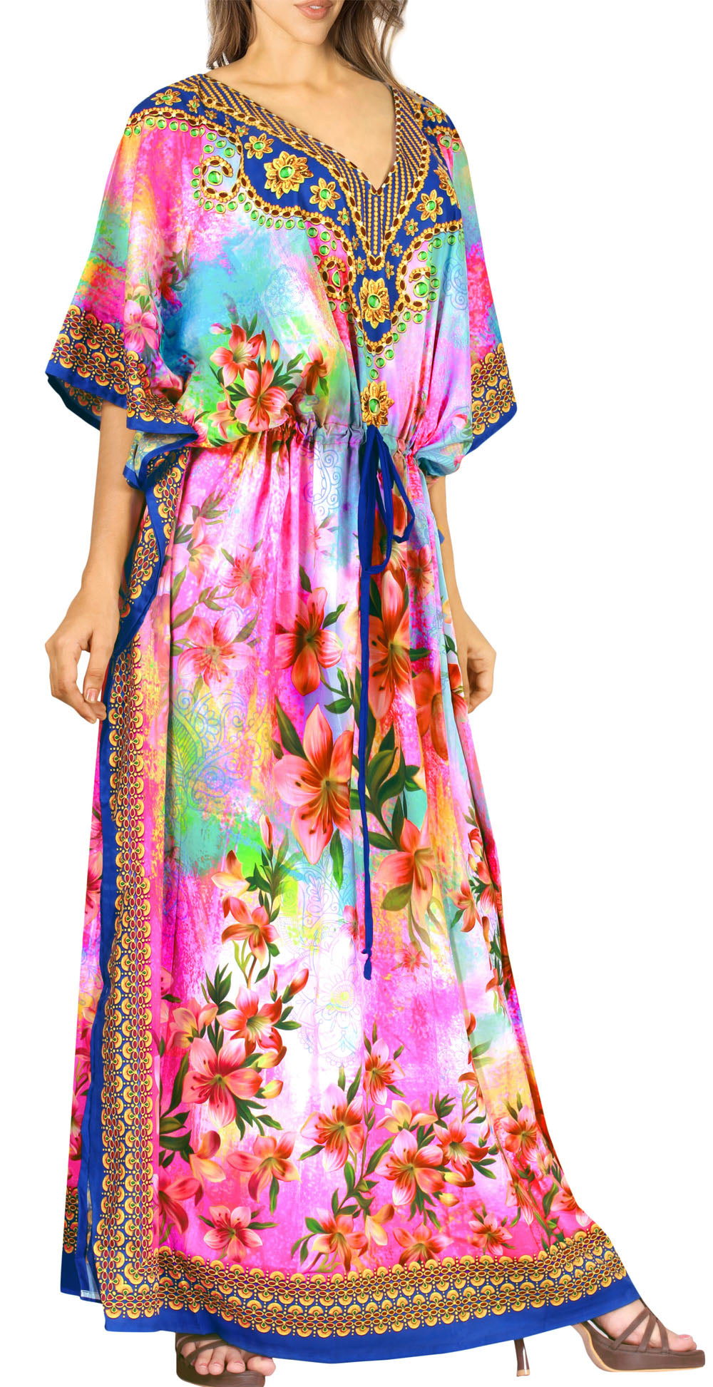 Spring Flower Caftan for women