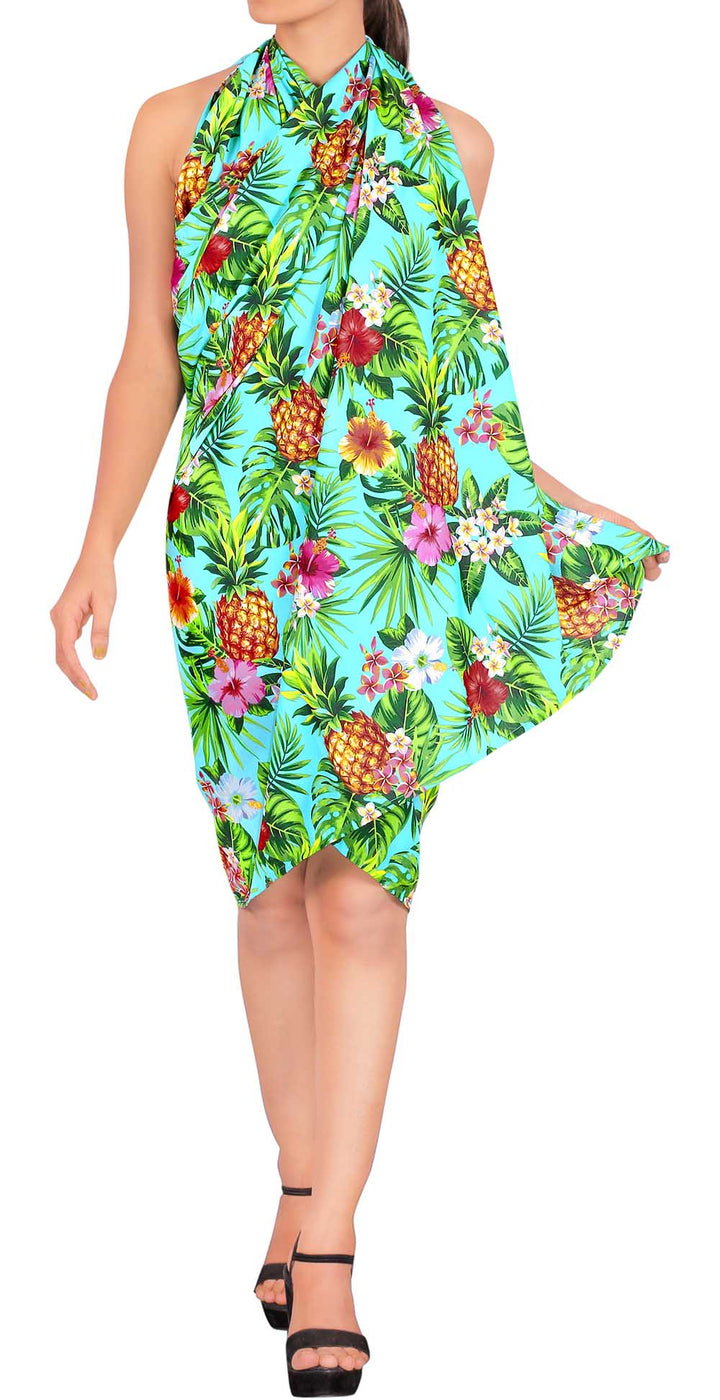 Lets Go Luau Beach wrap for women