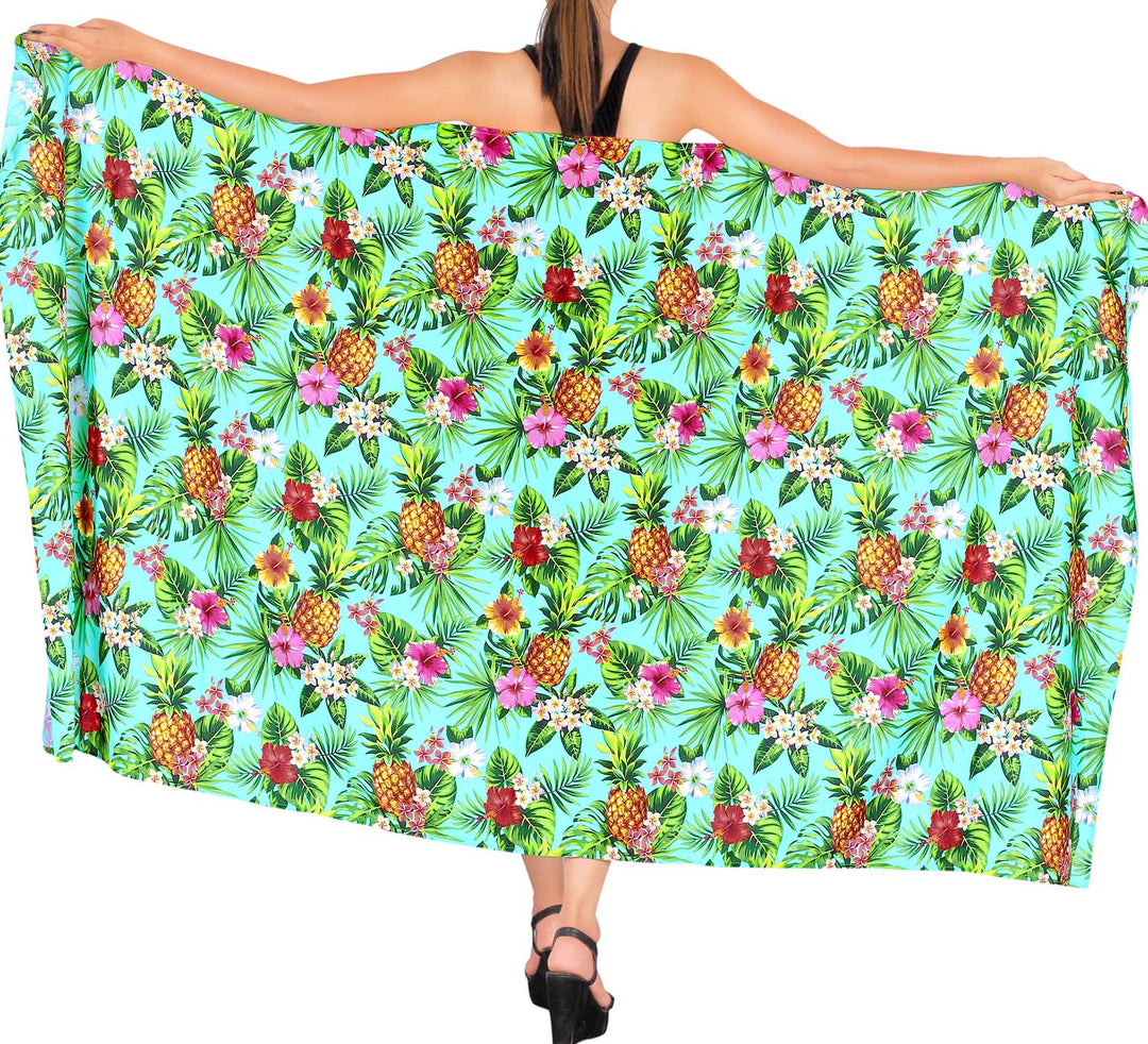Lets Go Luau Beach wrap for women