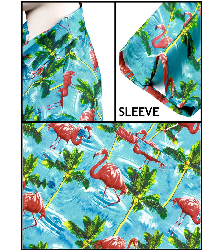 Flamingo Hawaiian Shirt for Men