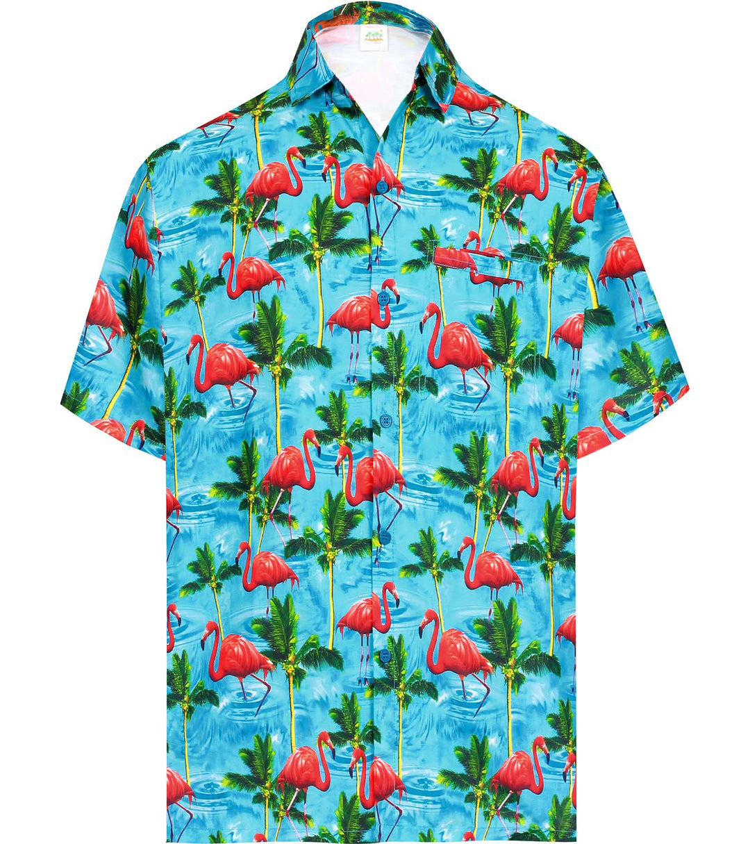 Flamingo Hawaiian Shirt for Men