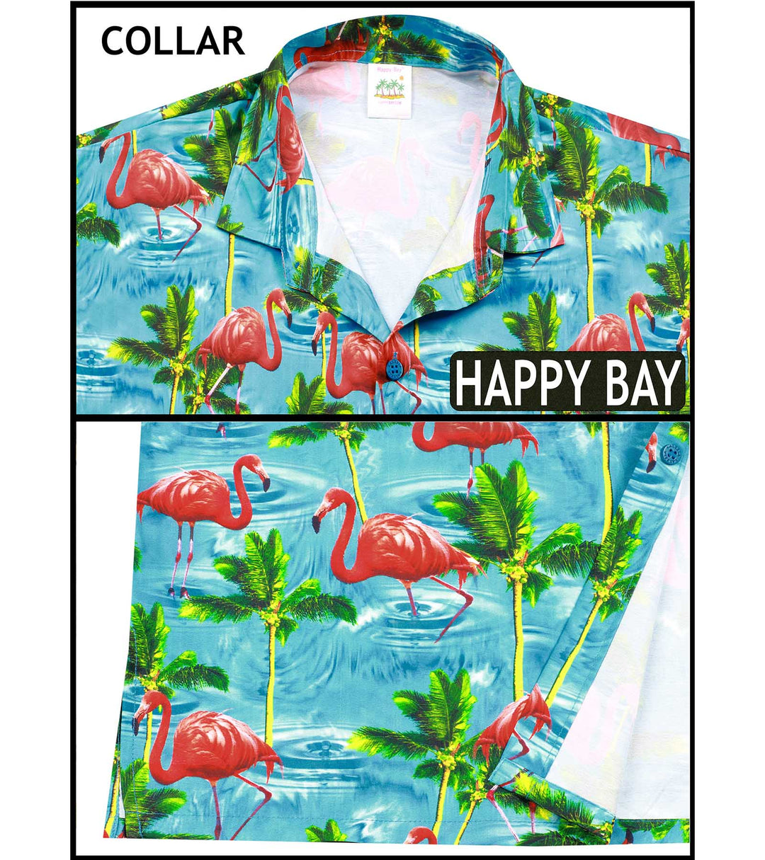 Flamingo Hawaiian Shirt for Men