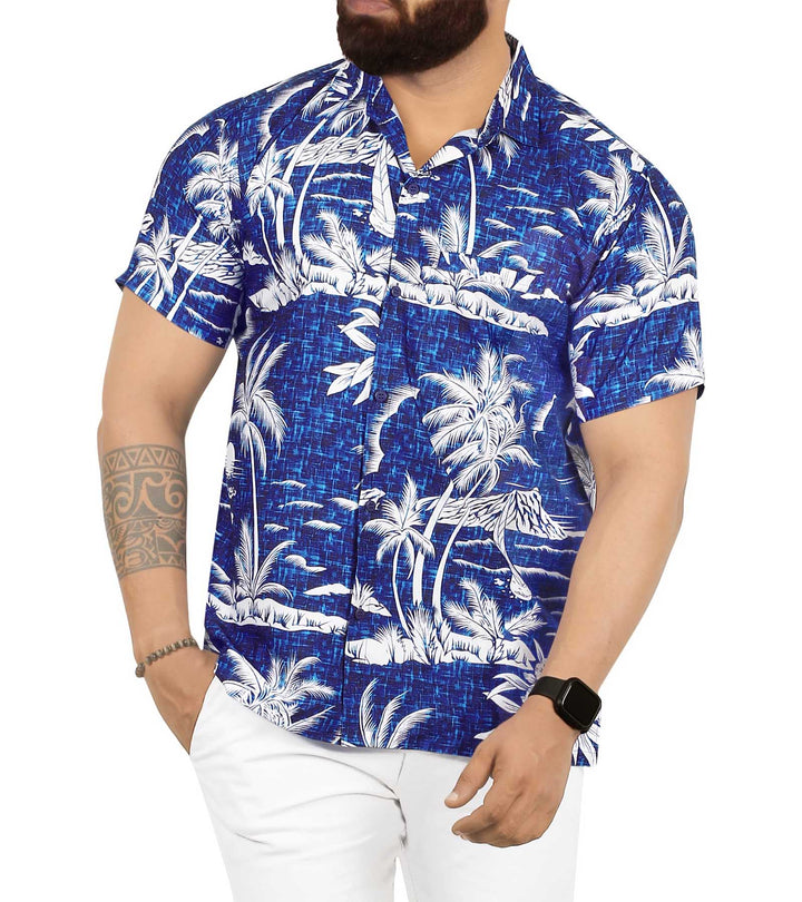 Palm Shade Hawaiian Shirt for men P00006 and P00022