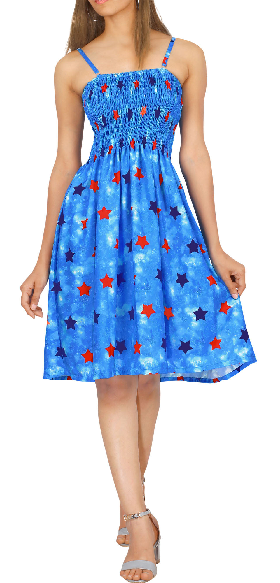 Starry Sparkle Spaghetti Dress for women