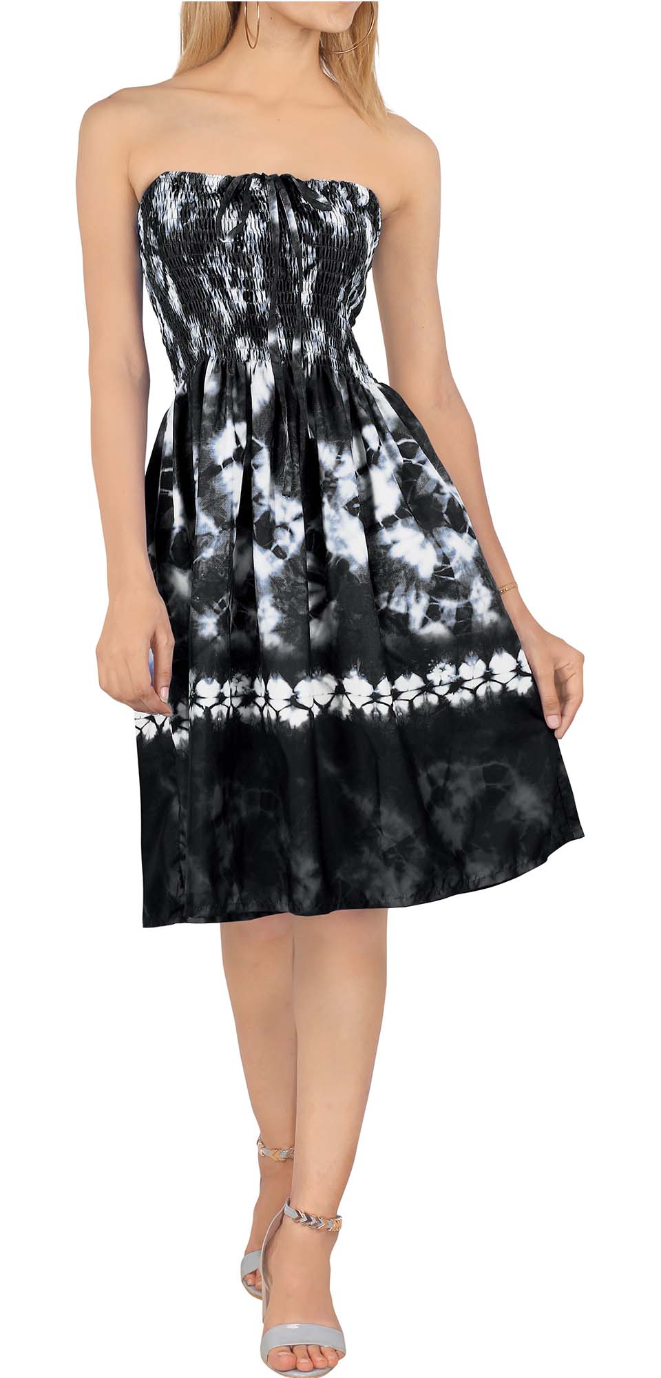 Rosette Tiedye Short Dress for women