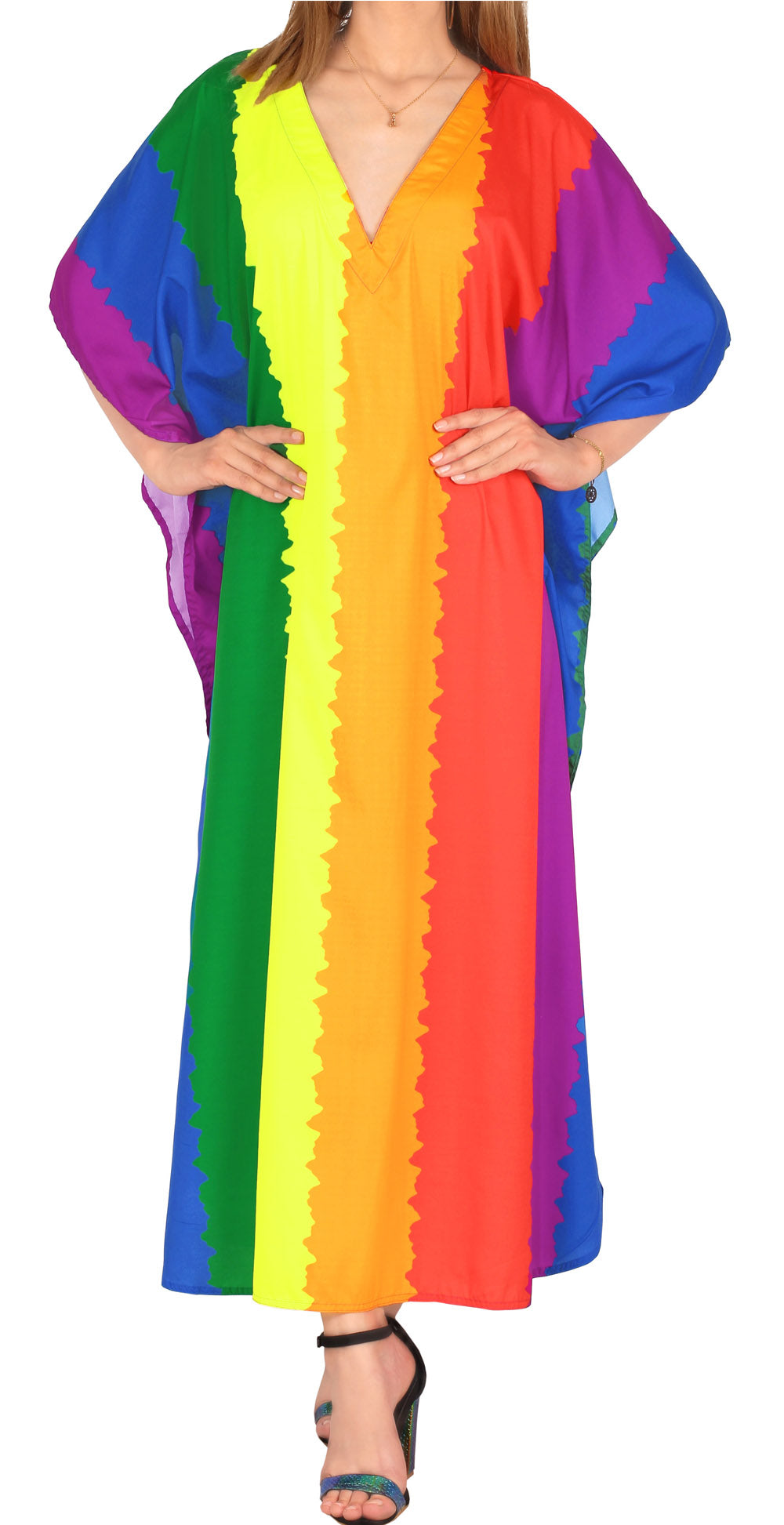 Rainbow Girl Caftan for women