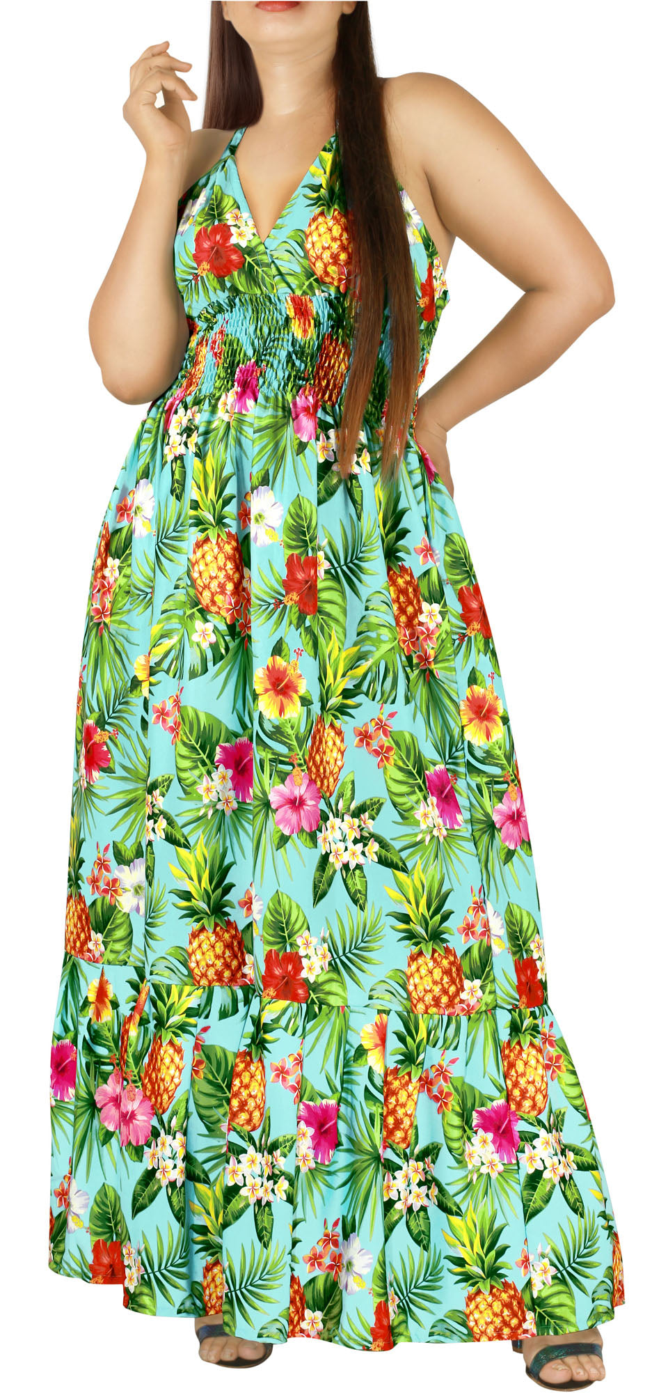 Lets Go Luau party dress for women