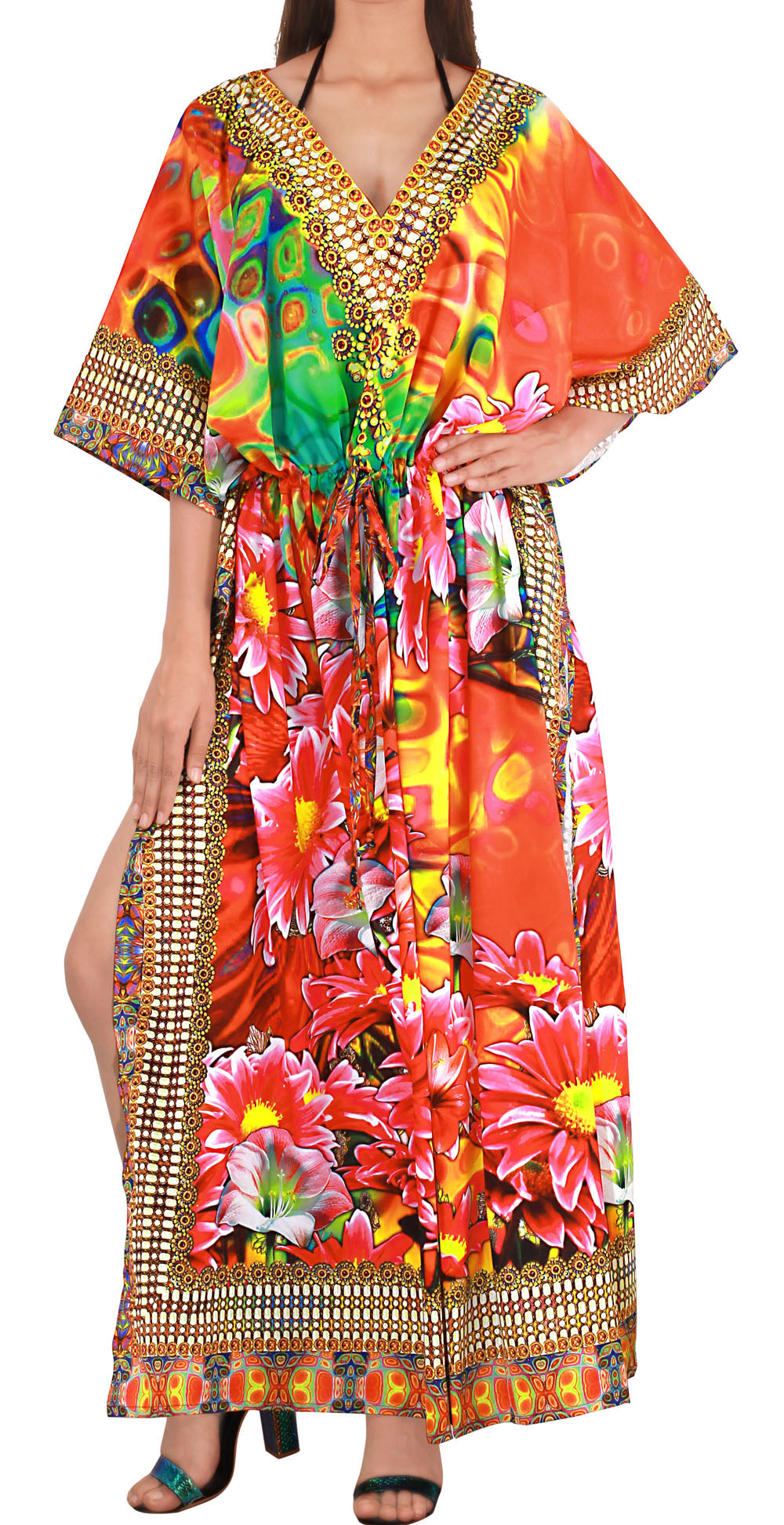 Rich Red Caftan for women