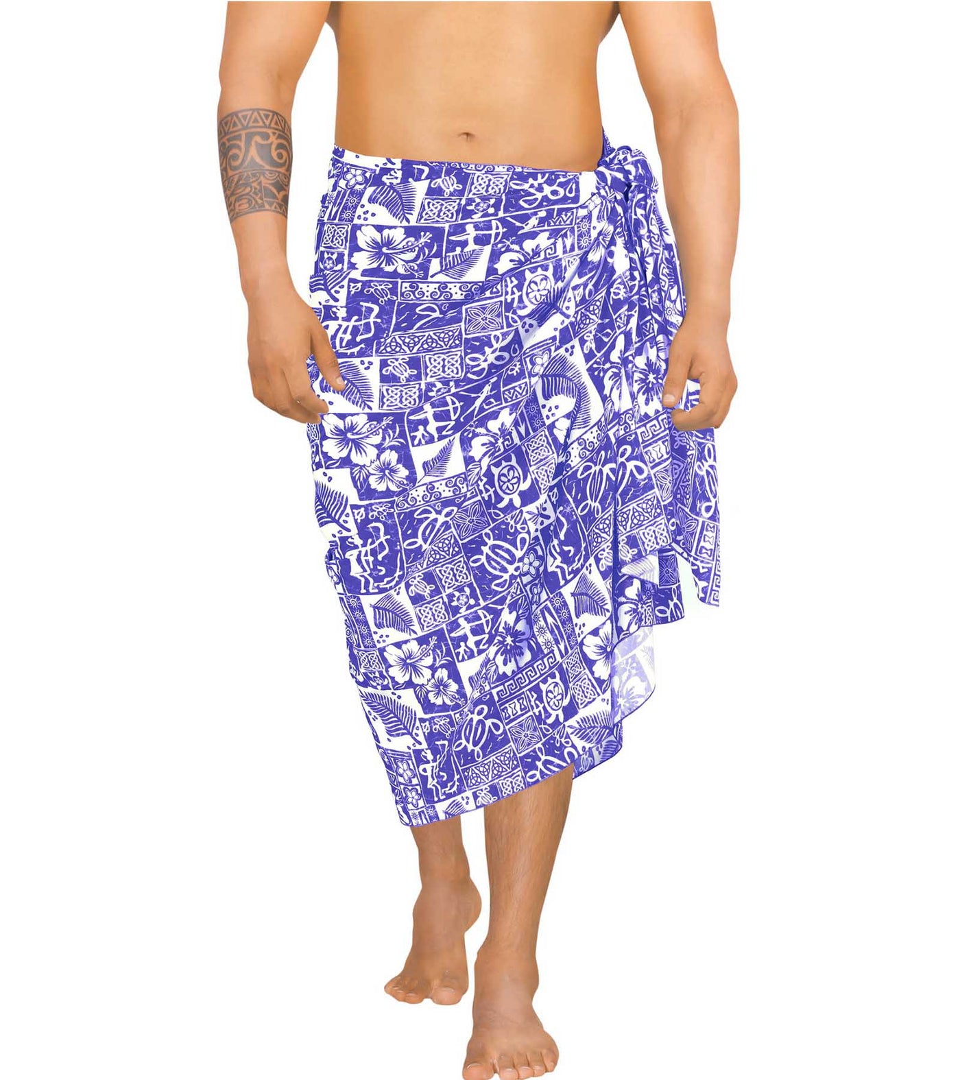 Hawaiian Tribe Beach Wrap for men