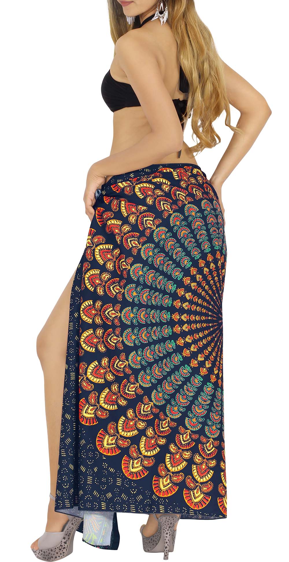 Mandala Art Beach Wrap for women